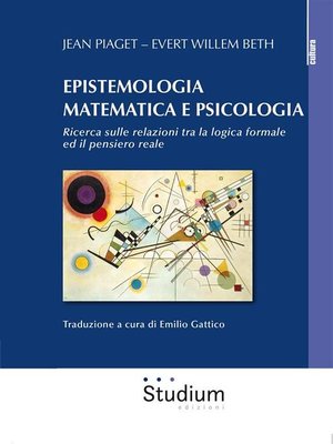 cover image of Epistemologia matematica e psicologia